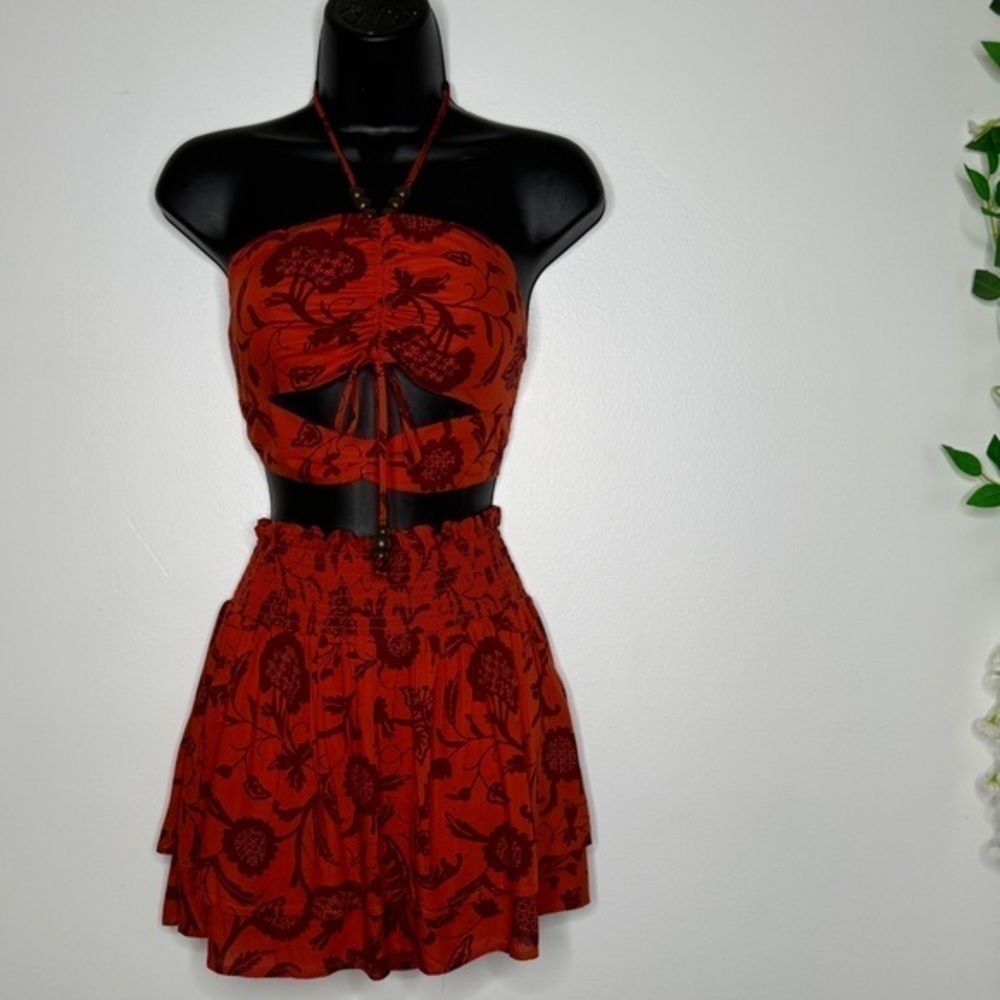 Anthropologie Beaded Skirt Set - Picture 2 of 6